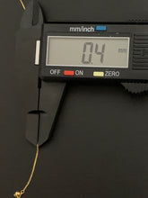 Load image into Gallery viewer, 18K Gold Necklace Chain 17.5&quot; with Beads 0.88 grams Lightweight Dainty - Rafant
