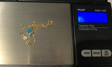 Load image into Gallery viewer, New Real 18K Saudi Gold Blue Clover Bracelet 7.5&quot; - Rafant
