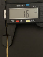 Load image into Gallery viewer, 18K Gold Chain Necklace Saudi Real Gold Curb 22&quot; Lightweight Thin Dainty - Rafant
