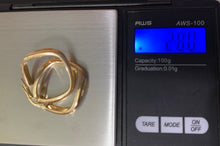 Load image into Gallery viewer, New Real 18K Saudi Gold Hoop Earrings - Rafant
