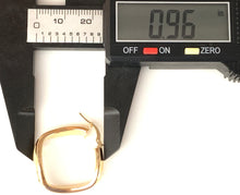Load image into Gallery viewer, New Real 18K Saudi Gold Hoop Earrings - Rafant
