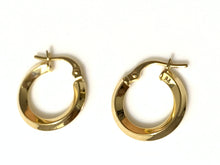 Load image into Gallery viewer, New Real 18k Saudi Gold Hoop Earrings - Rafant
