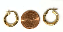 Load image into Gallery viewer, New Real 18k Saudi Gold Hoop Earrings - Rafant
