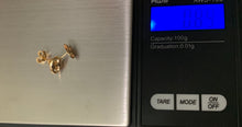 Load image into Gallery viewer, New Real 18K Saudi Gold Stud Earrings - Rafant
