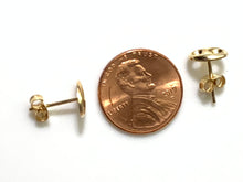 Load image into Gallery viewer, New Real 18K Saudi Gold Stud Earrings - Rafant
