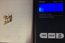 Load image into Gallery viewer, New 18K Saudi Gold Cross Stud Earrings - Rafant
