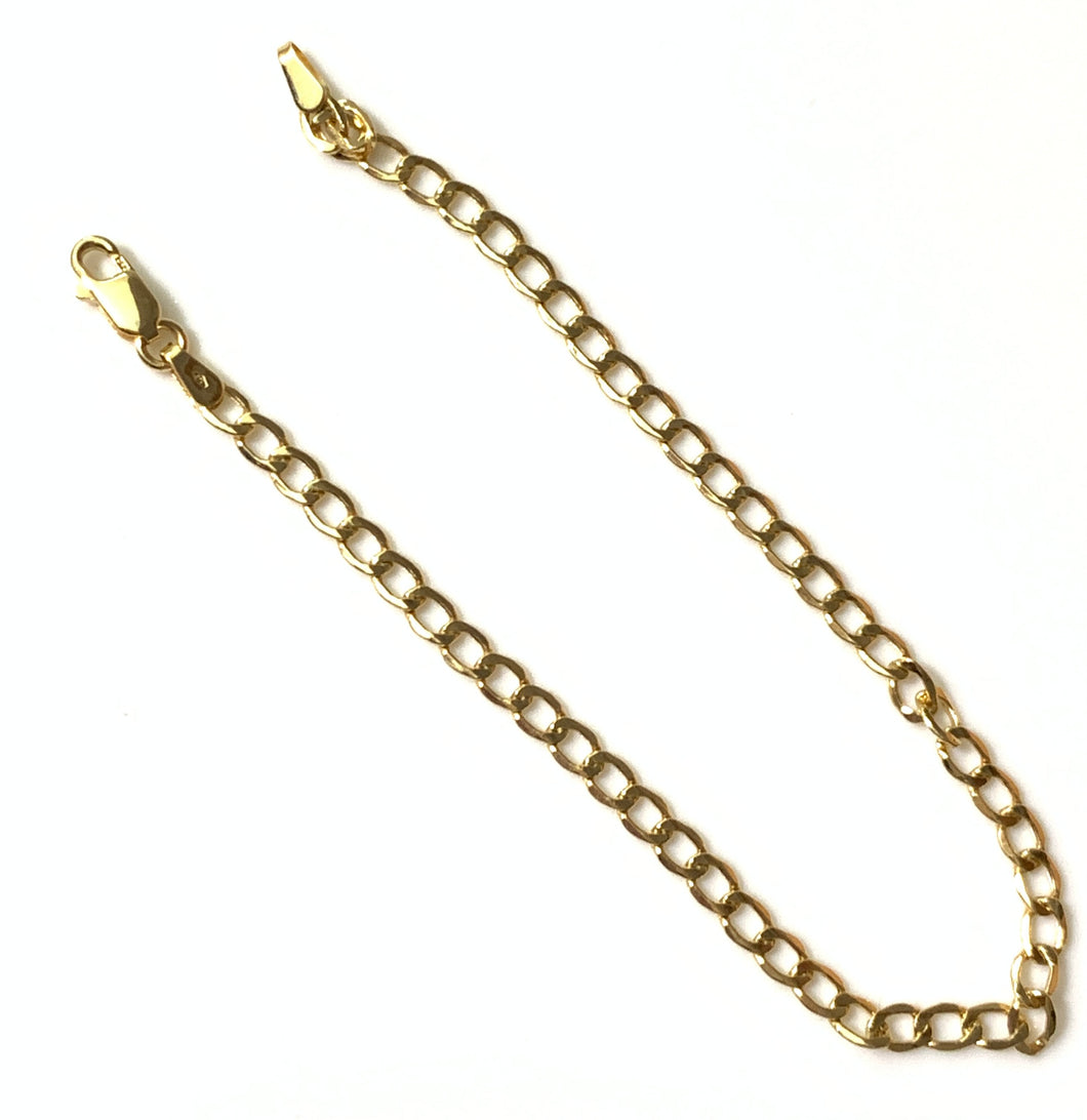 New 18K Saudi Gold Chain Bracelet - Rafant