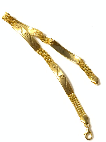 New Real 18K Saudi Gold Bracelet - Rafant