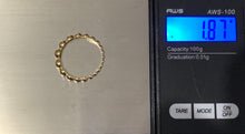 Load image into Gallery viewer, New Authentic Stamped 18K Saudi Gold Bubble Ball Ring Size 8 - Rafant
