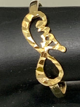 Load image into Gallery viewer, New Authentic Stamped 18K Saudi Gold Infinity Love Ring Size 7 - Rafant
