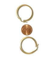 Load image into Gallery viewer, 18k Gold Hoop Loop Earrings - Rafant
