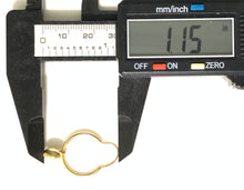 Load image into Gallery viewer, New Real 18K Saudi Gold Hoops Dangling Earrings with Heart Charms - Rafant
