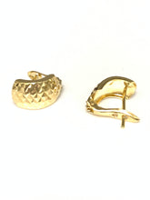 Load image into Gallery viewer, New Real 18K Saudi Gold French Clips Earrings - Rafant
