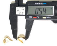 Load image into Gallery viewer, New Real 18K Saudi Gold French Clips Earrings - Rafant
