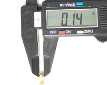 Load image into Gallery viewer, New Real 18K Saudi Gold Stud Ball Earrings Dainty Small 0.79gms - Rafant
