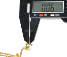 Load image into Gallery viewer, New Authentic 18K Saudi Gold 17.75&quot; Necklace with Cross Pendant - Rafant
