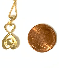 Load image into Gallery viewer, New Real Stamped 18K Saudi Gold 18&quot; Necklace with Infinity Pendant - Rafant
