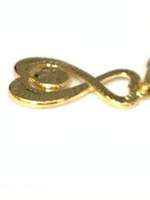 Load image into Gallery viewer, New Real Stamped 18K Saudi Gold 18&quot; Necklace with Infinity Pendant - Rafant
