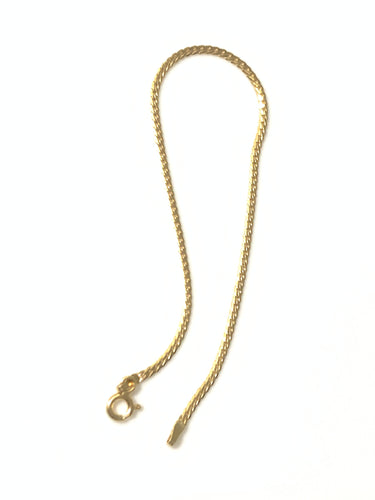 New Authentic Stamped 18K Saudi Gold Chain Bracelet 6.5