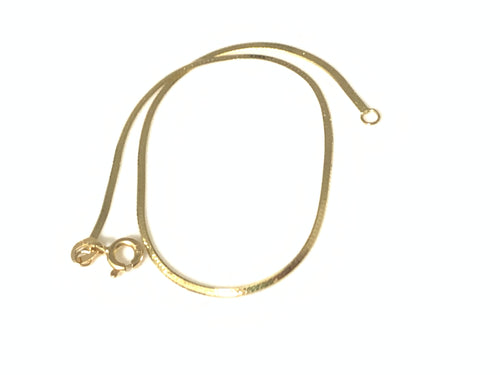 New Authentic Stamped 18K Saudi Gold Chain Bracelet 7.5