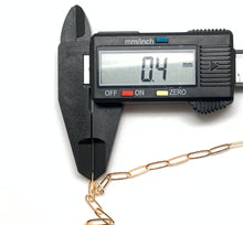 Load image into Gallery viewer, New Real 18K Saudi Gold Chain Paperclip Bracelet Size 7.5 - Rafant
