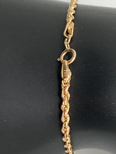 Load image into Gallery viewer, 18K Gold Rope Chain Bracelet Size 7 - Rafant
