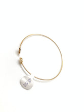 Load image into Gallery viewer, New Real 18K Saudi Gold Double Heart Bracelet Bangle Circumference 2.20 x 1.87&quot; Size XS-S - Rafant
