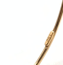 Load image into Gallery viewer, New Real 18K Saudi Gold Double Heart Bracelet Bangle Circumference 2.20 x 1.87&quot; Size XS-S - Rafant
