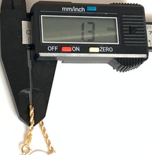 Load image into Gallery viewer, New Real 18K Saudi Gold Chain Rope Size 7 - Rafant
