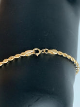 Load image into Gallery viewer, New Real 18K Saudi Gold Chain Rope Size 7 - Rafant
