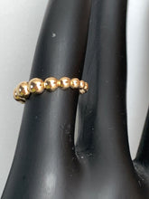 Load image into Gallery viewer, New Real 18K Saudi Gold Bubble Ring Size 6 - Rafant
