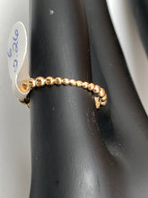 Load image into Gallery viewer, New Real 18K Saudi Gold Bubble Ring Size 6 - Rafant
