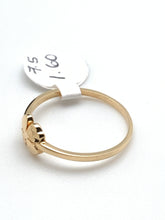 Load image into Gallery viewer, New Real 18K Saudi Gold Clover Leaf Ring Size 7.5 - Rafant
