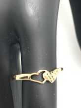 Load image into Gallery viewer, New Real 18K Saudi Gold Double Heart Ring Size 8 - Rafant
