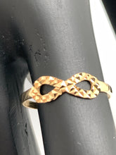 Load image into Gallery viewer, New Real 18K Saudi Gold Infinity Ring Size 6 - Rafant
