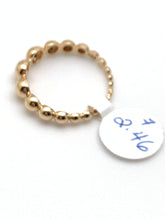 Load image into Gallery viewer, New Real 18K Saudi Gold Bubble Ring Size 7 - Rafant
