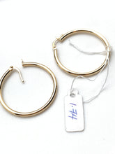 Load image into Gallery viewer, New Real 18k Saudi Gold Hoop/Loop Earrings - Rafant
