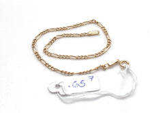 Load image into Gallery viewer, New 18K Saudi Gold Chain Link Bracelet Size 7 - Rafant
