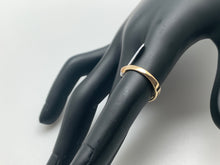 Load image into Gallery viewer, New Real 18K Saudi Gold Double Heart Ring Size 5 - Rafant
