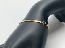 Load image into Gallery viewer, New Real 18K Saudi Gold Chain Bracelet Size 7.5 - Rafant
