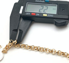 Load image into Gallery viewer, New Real 18K Saudi Gold Chain Links Bracelets Size 7 - Rafant
