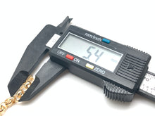 Load image into Gallery viewer, New Real 18K Saudi Gold Chain Link Size 7 Bracelet 3.19 grams - Rafant
