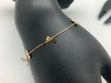 Load image into Gallery viewer, New Real 18K Saudi Gold Bracelets with Ribbon Charms - Rafant
