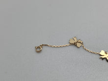 Load image into Gallery viewer, New Real 18K Saudi Gold Bracelets with Ribbon Charms - Rafant
