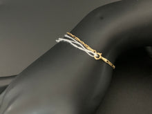 Load image into Gallery viewer, New Real 18K Saudi Gold Chain Bracelet Size 7 Dainty Delicate Lightweight - Rafant
