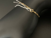 Load image into Gallery viewer, New Real 18K Saudi Gold Chain Bracelet Size 7 Dainty Delicate Lightweight - Rafant
