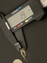 Load image into Gallery viewer, New Real 18K Saudi Gold Hoops Loops Earrings Small Children/Teens/Adult Minimalist - Rafant
