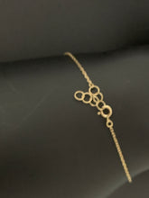 Load image into Gallery viewer, New Real 18K Saudi Gold Infinity Bracelet Size 7.5 Dainty Delicate - Rafant
