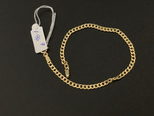 Load image into Gallery viewer, 18K Gold Chain Bracelet Curb Size 7 inches - Rafant
