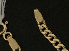 Load image into Gallery viewer, 18K Gold Chain Bracelet Curb Size 7 inches - Rafant
